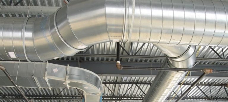 Close-up view of HVAC ventilation ducts cleaned by Pro Tech in O'Fallon MO