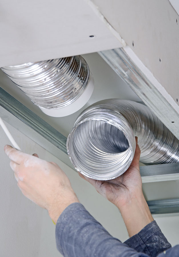 HVAC vent and ductwork close-up cleaned by Pro Tech Air Duct Cleaning O'Fallon MO